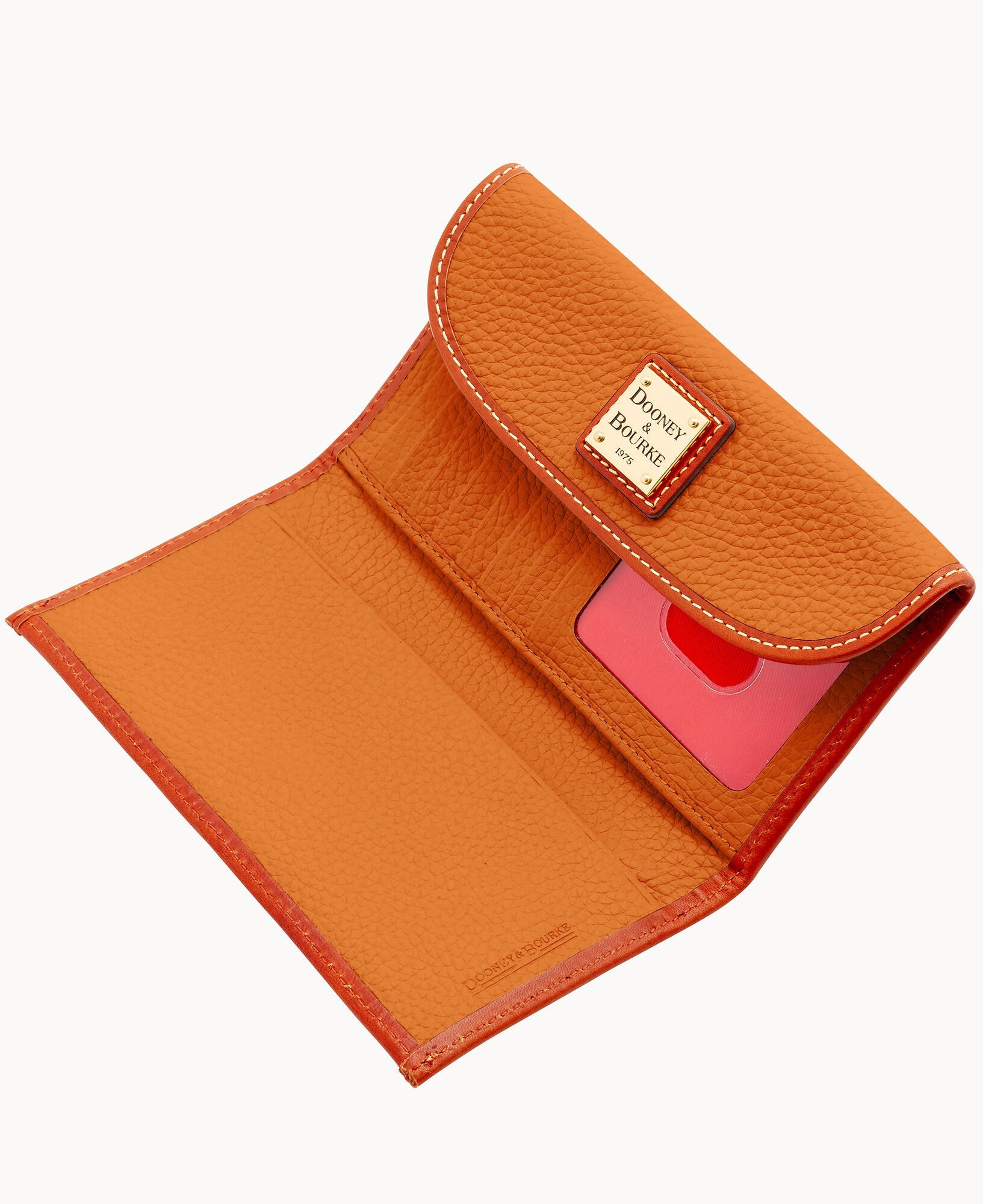 Pebble Grain Continental Clutch