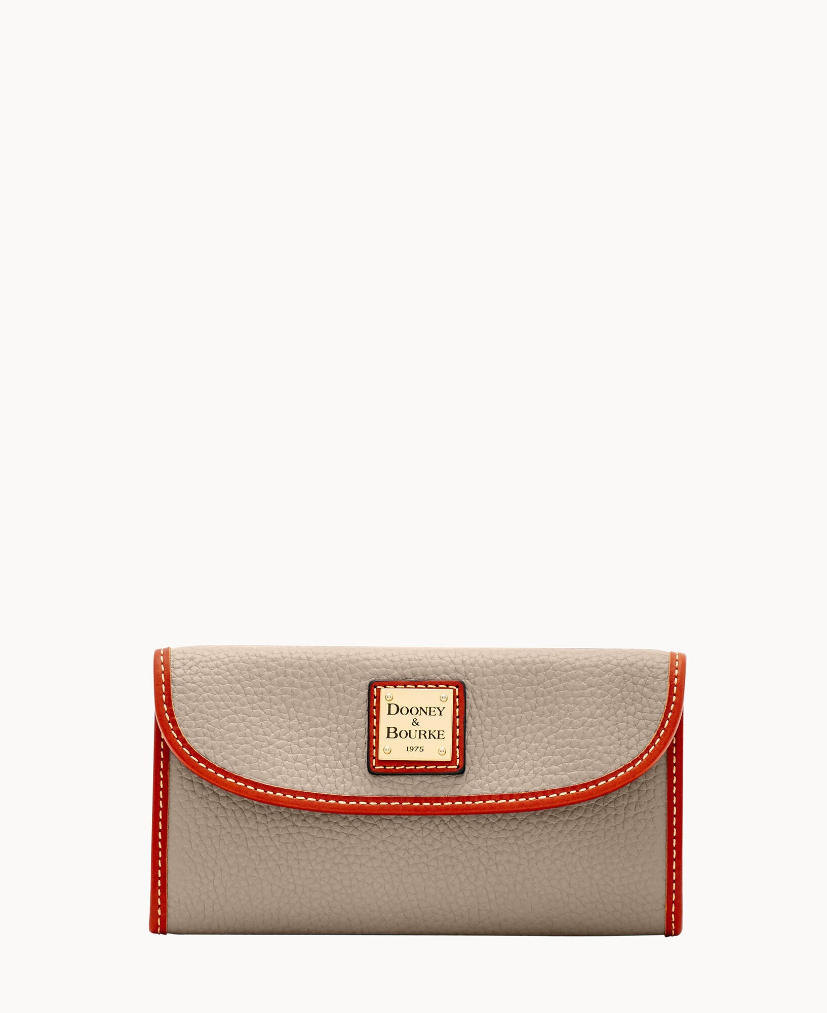 Pebble Grain Continental Clutch