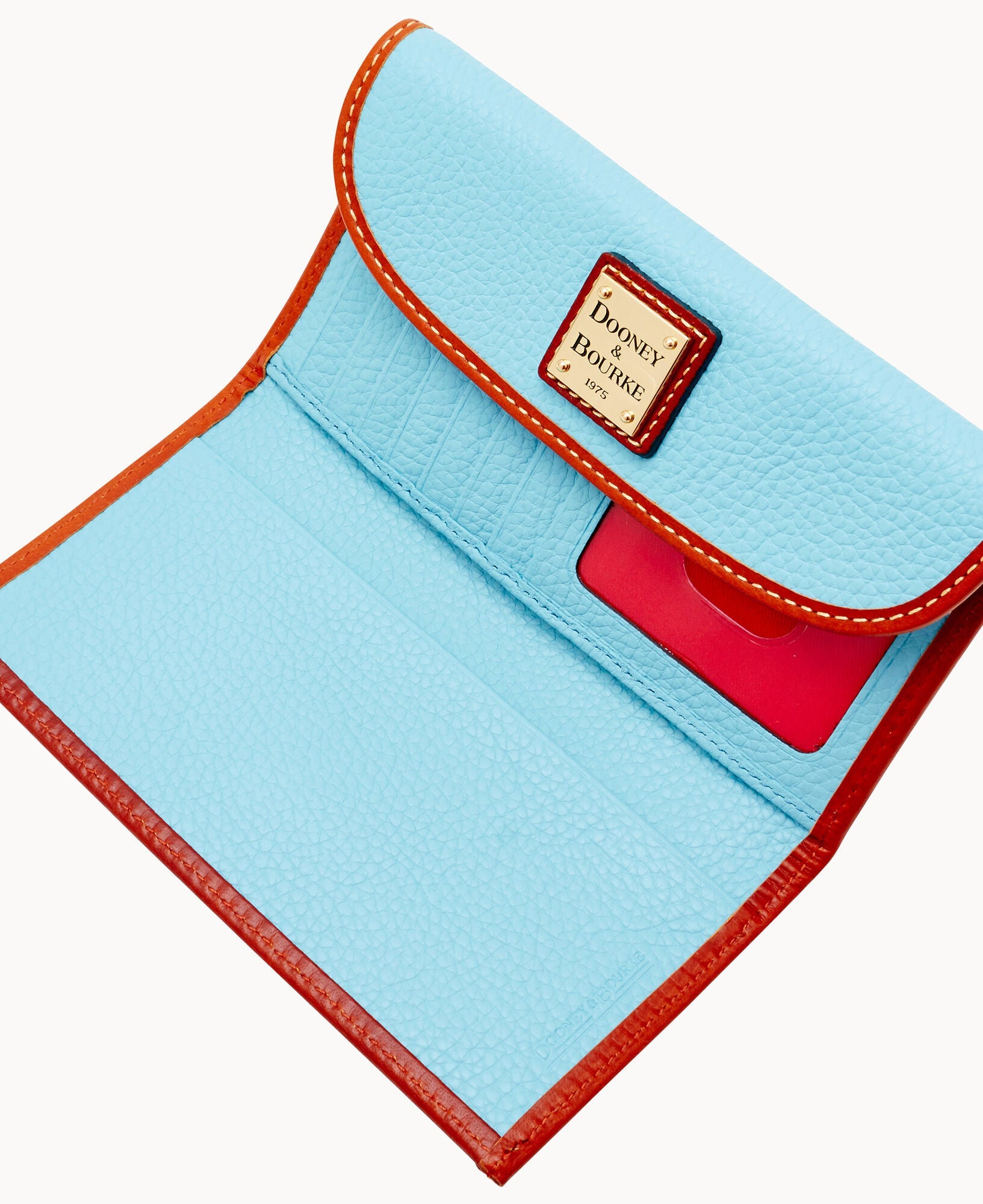 Pebble Grain Continental Clutch