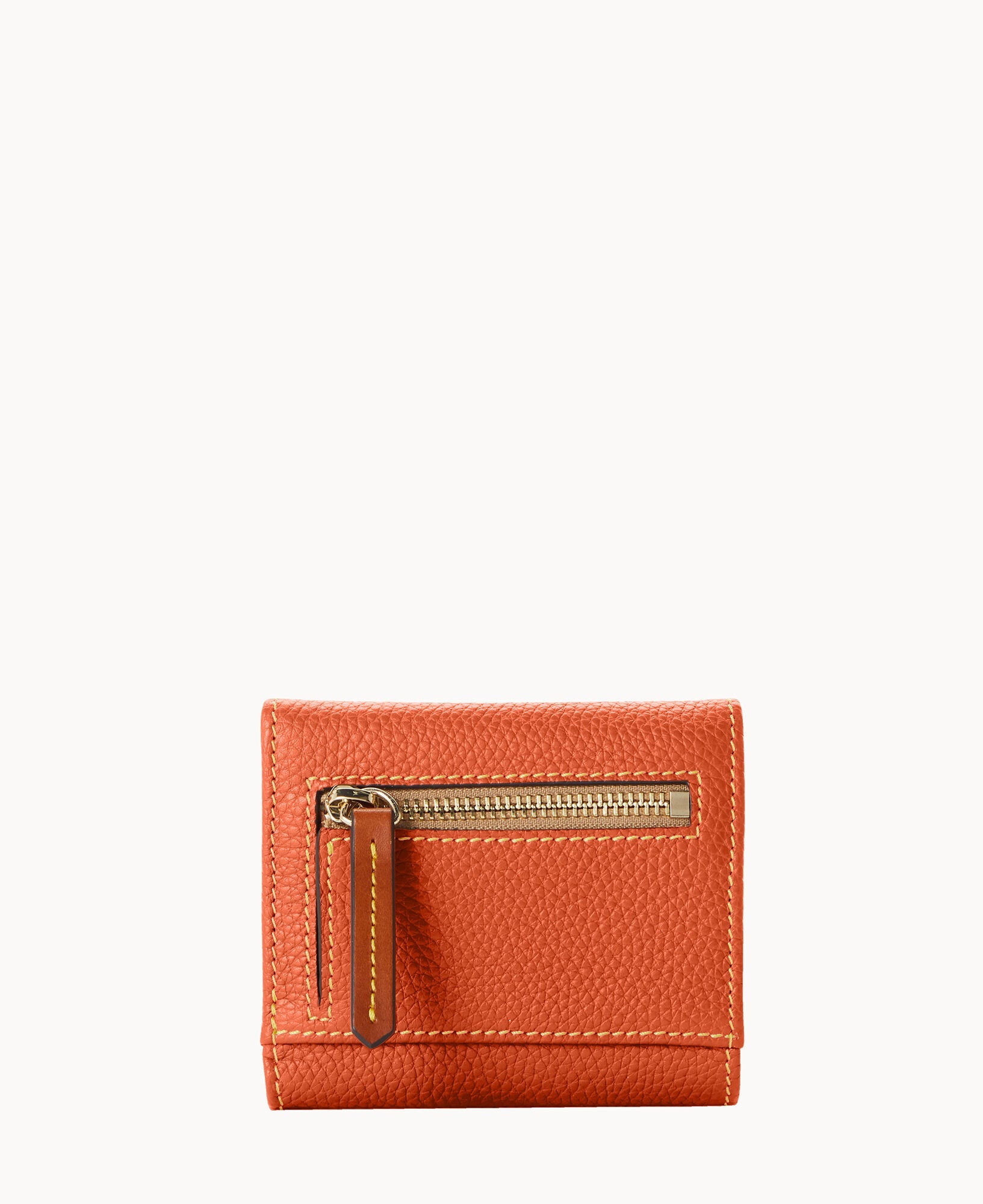 Pebble Grain Small Flap Wallet