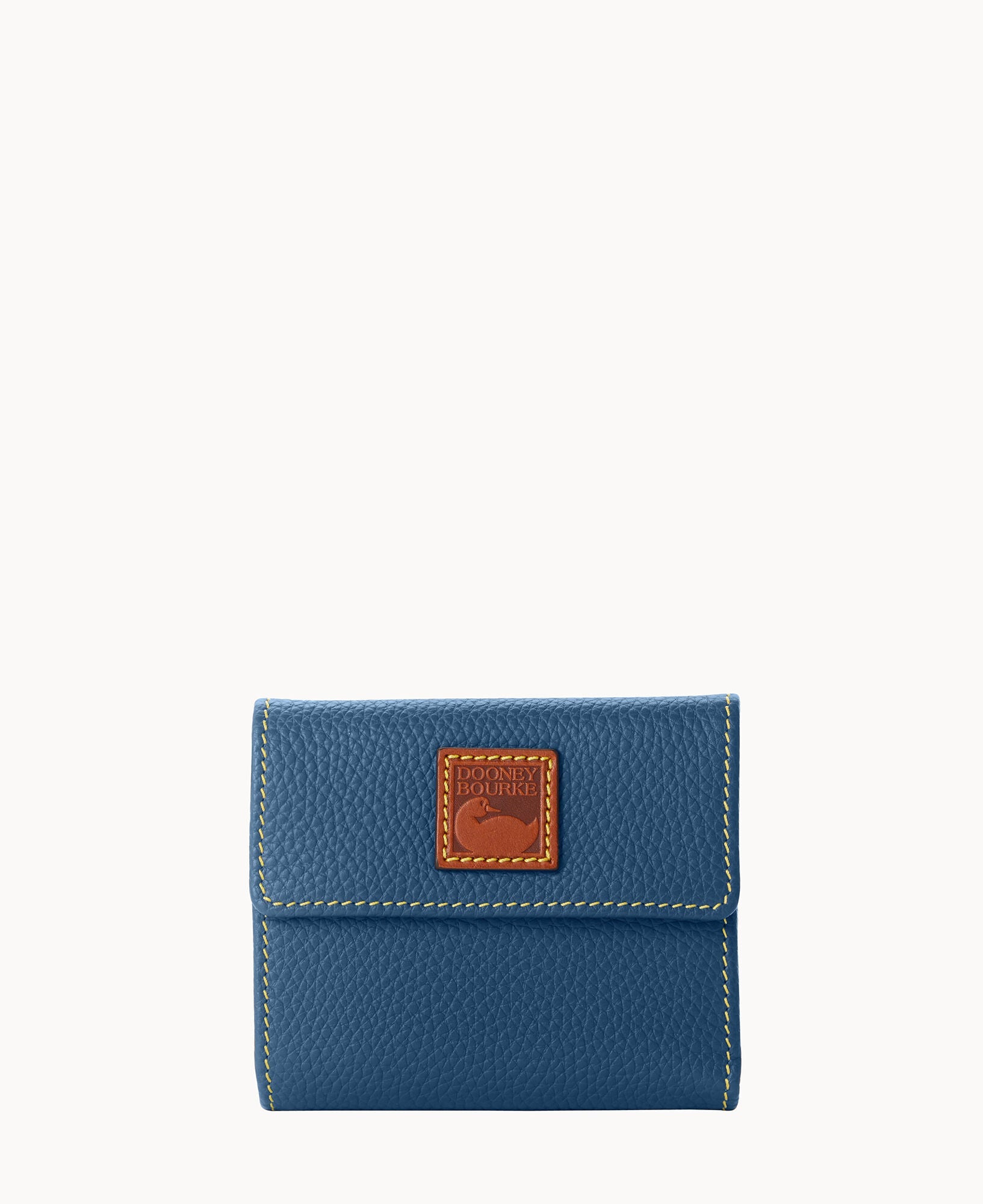 Pebble Grain Small Flap Wallet