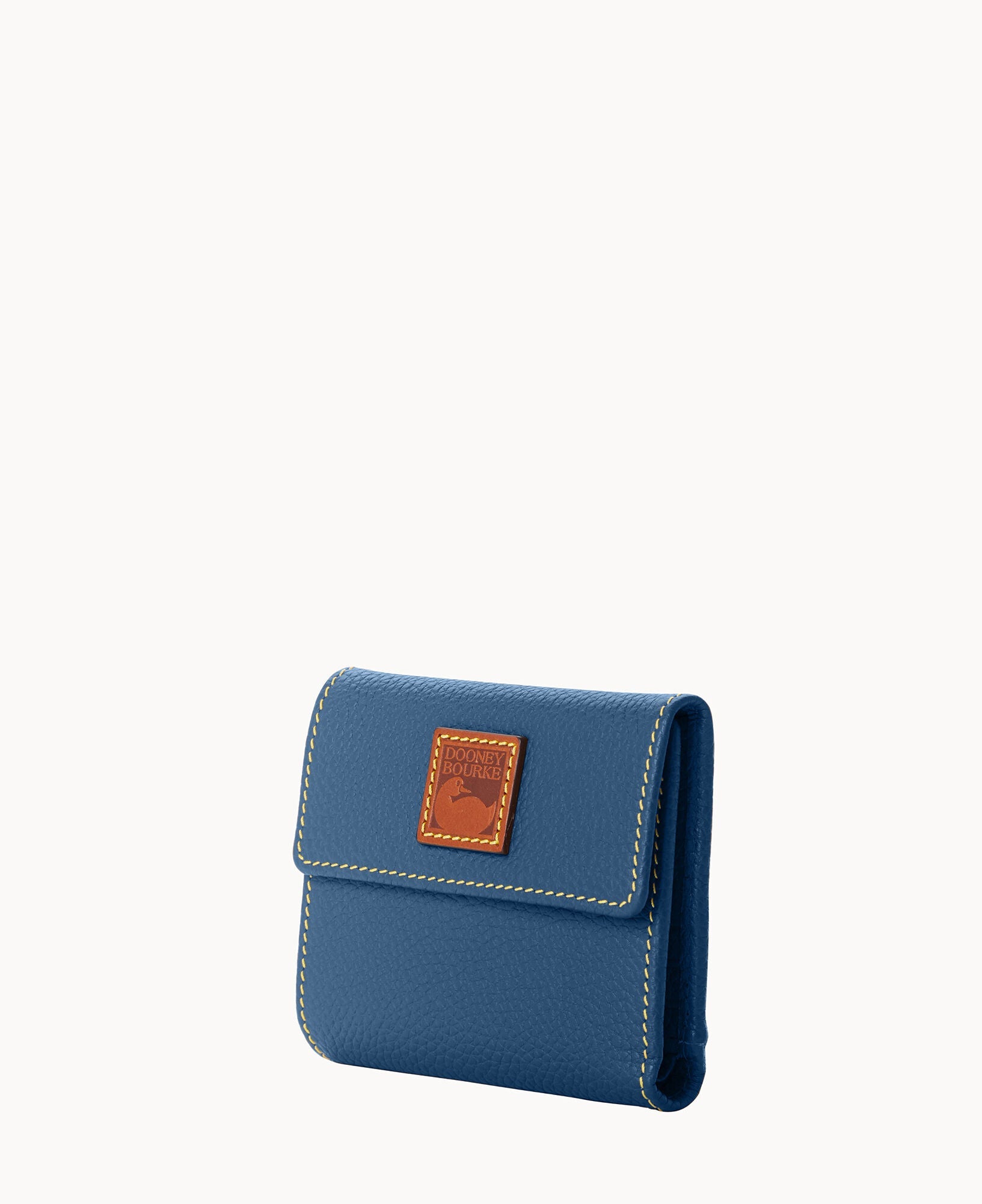 Pebble Grain Small Flap Wallet