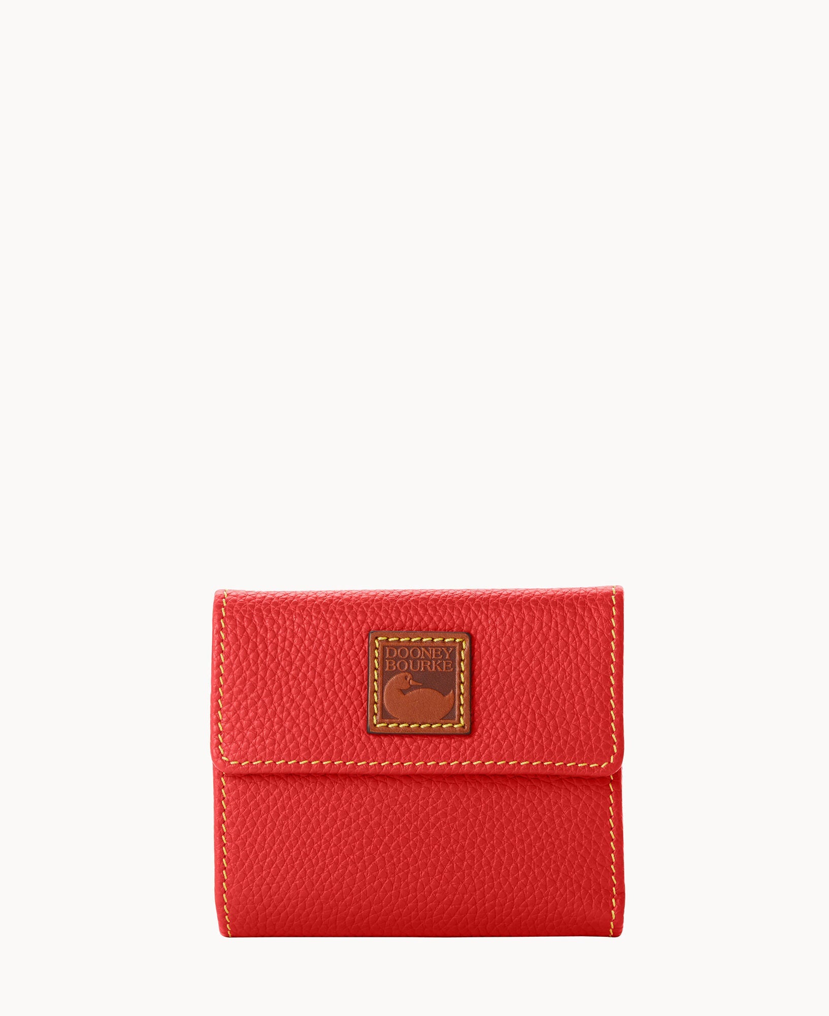 Pebble Grain Small Flap Wallet