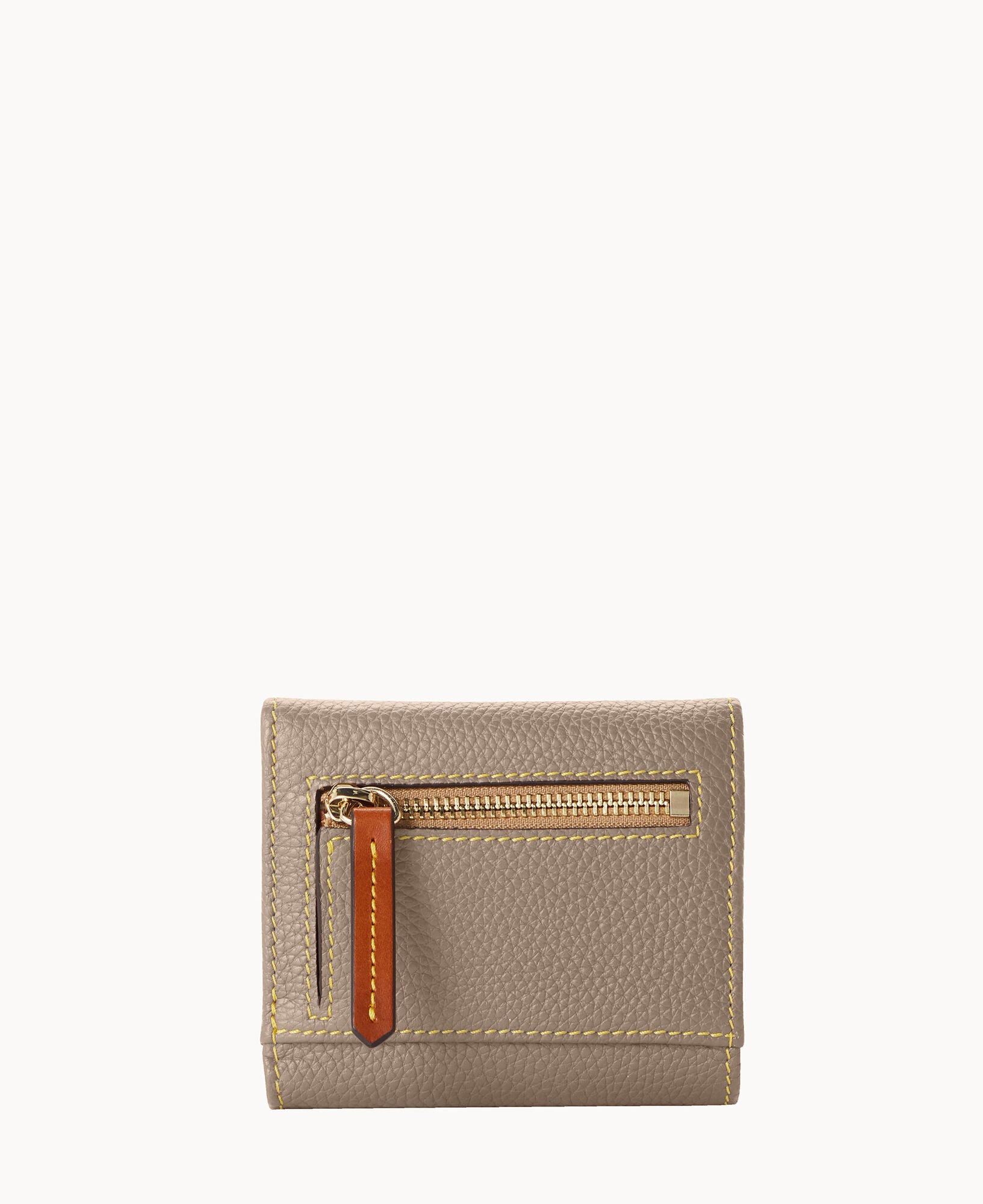 Pebble Grain Small Flap Wallet