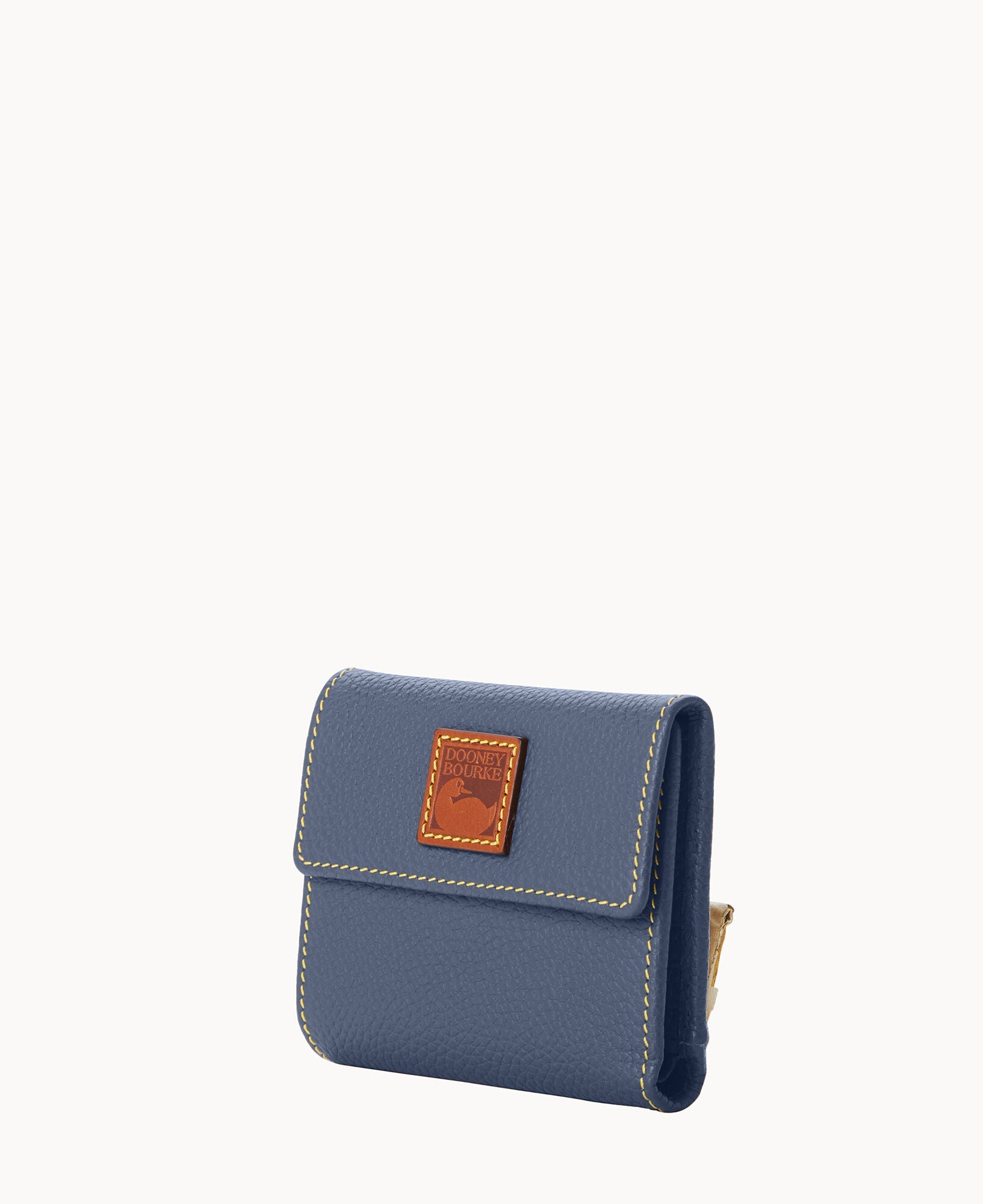 Pebble Grain Small Flap Wallet