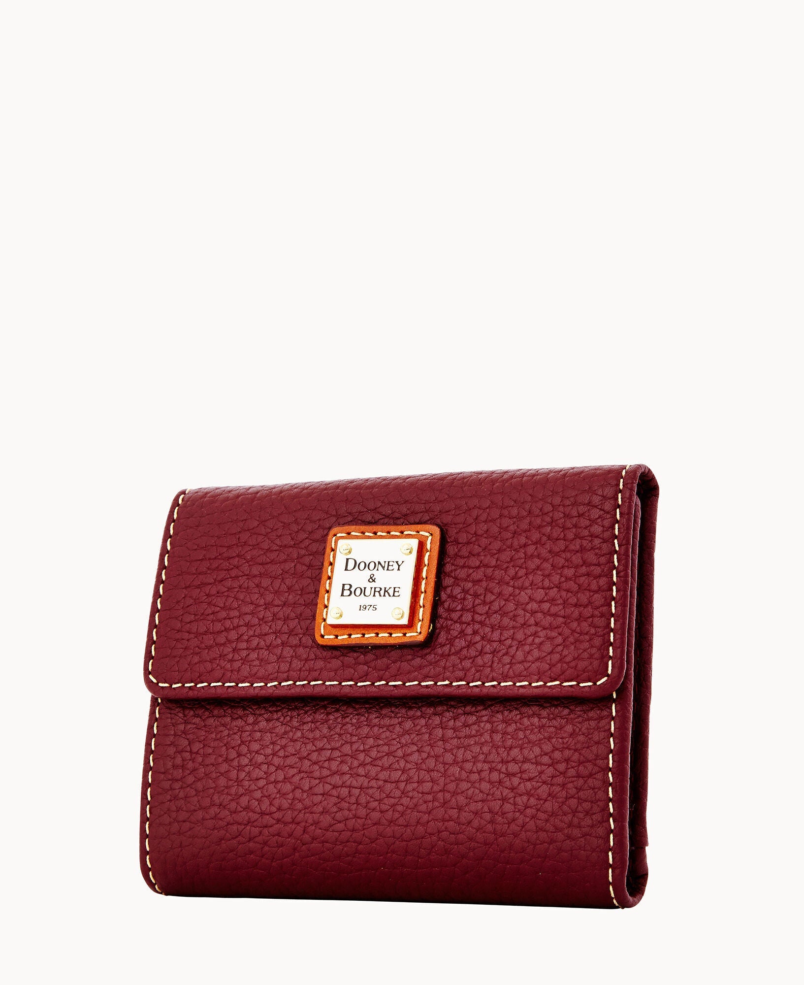 Pebble Grain Small Flap Wallet