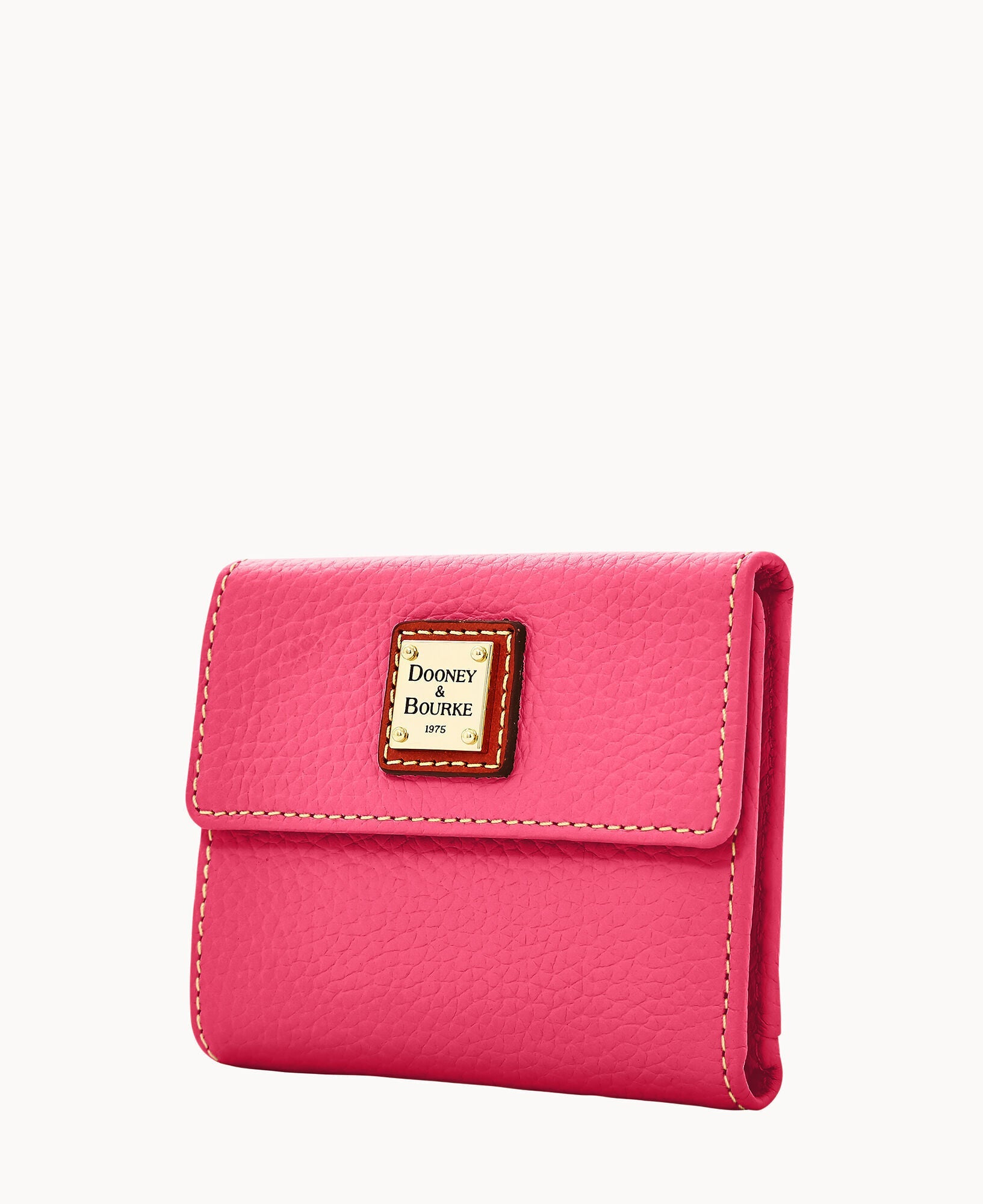 Pebble Grain Small Flap Wallet