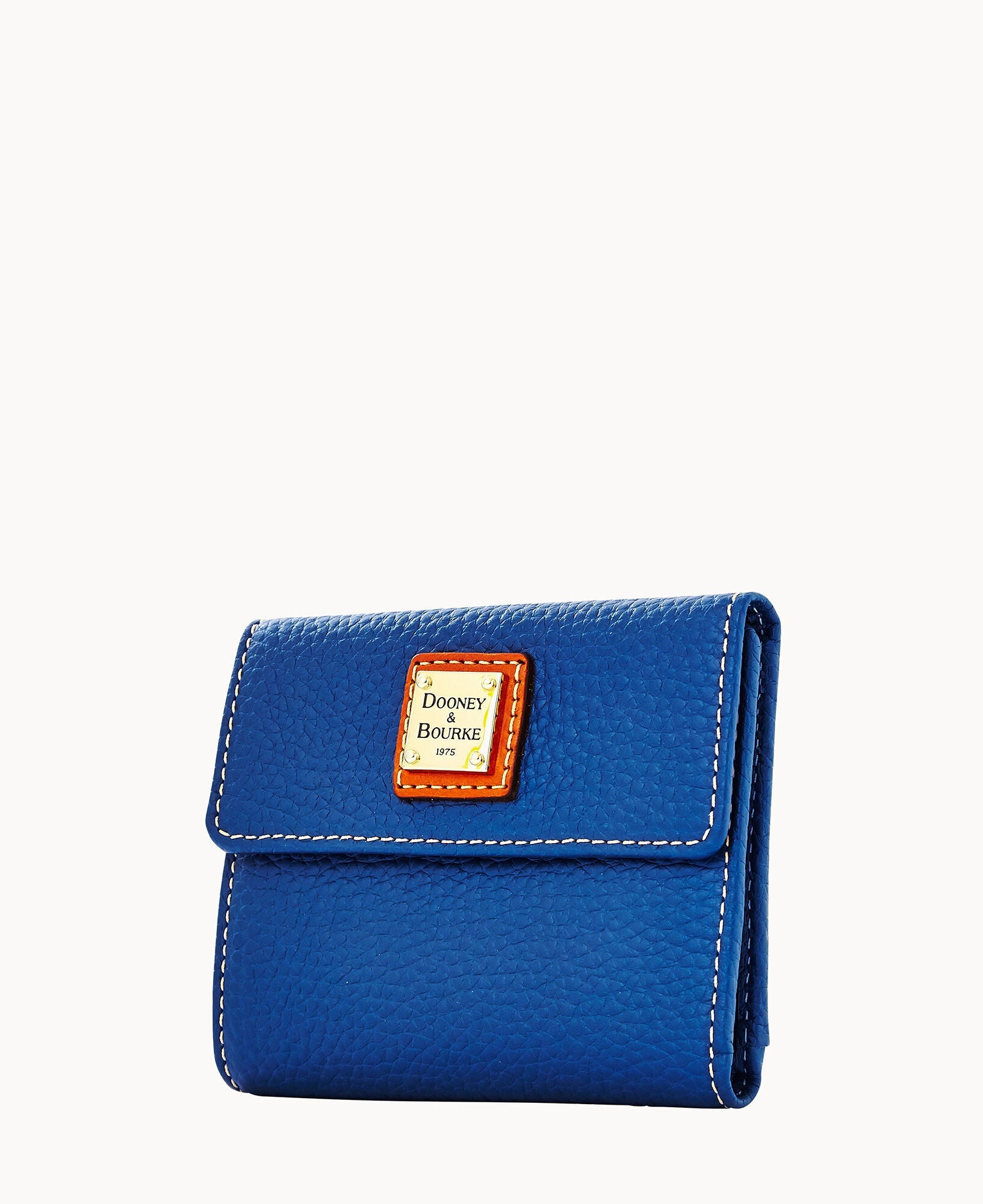 Pebble Grain Small Flap Wallet