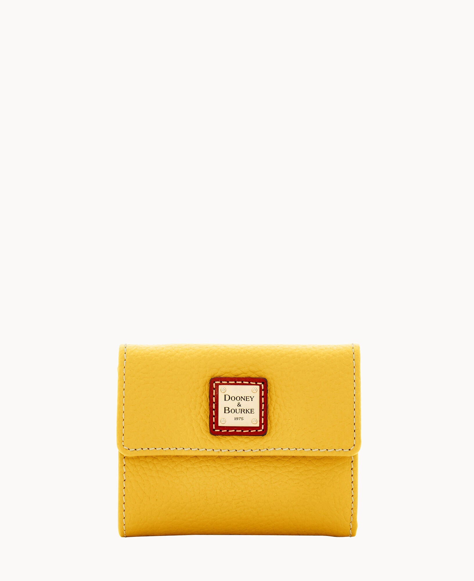 Pebble Grain Small Flap Wallet