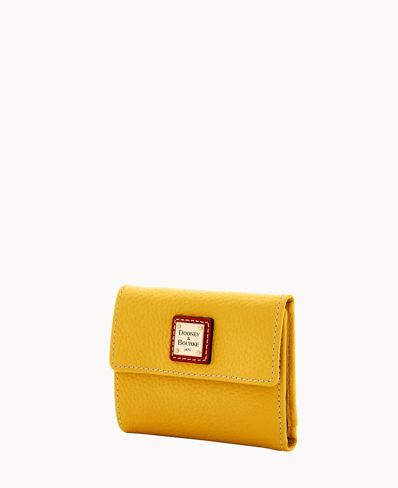 Pebble Grain Small Flap Wallet