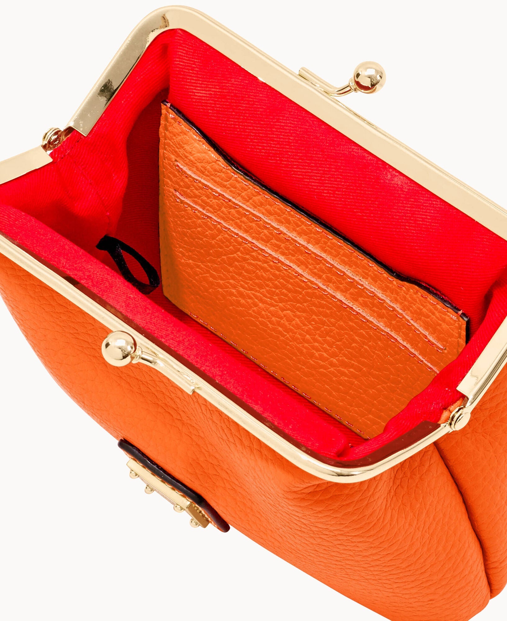 Pebble Grain Large Framed Purse