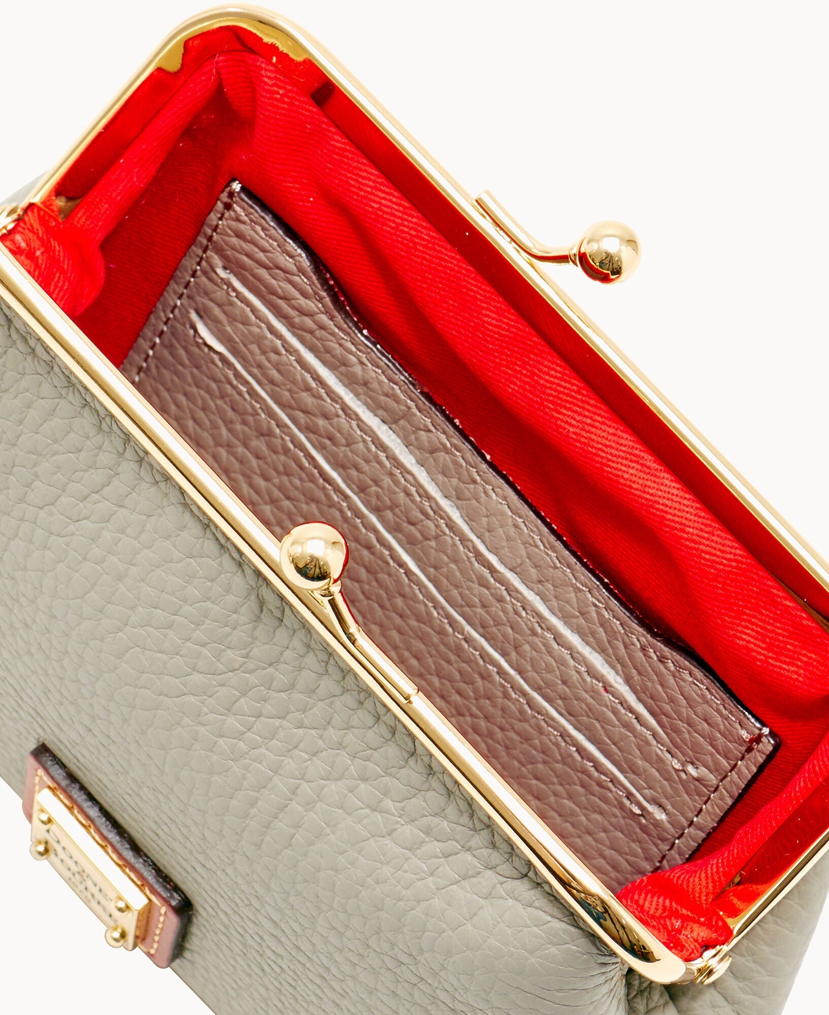 Pebble Grain Large Framed Purse