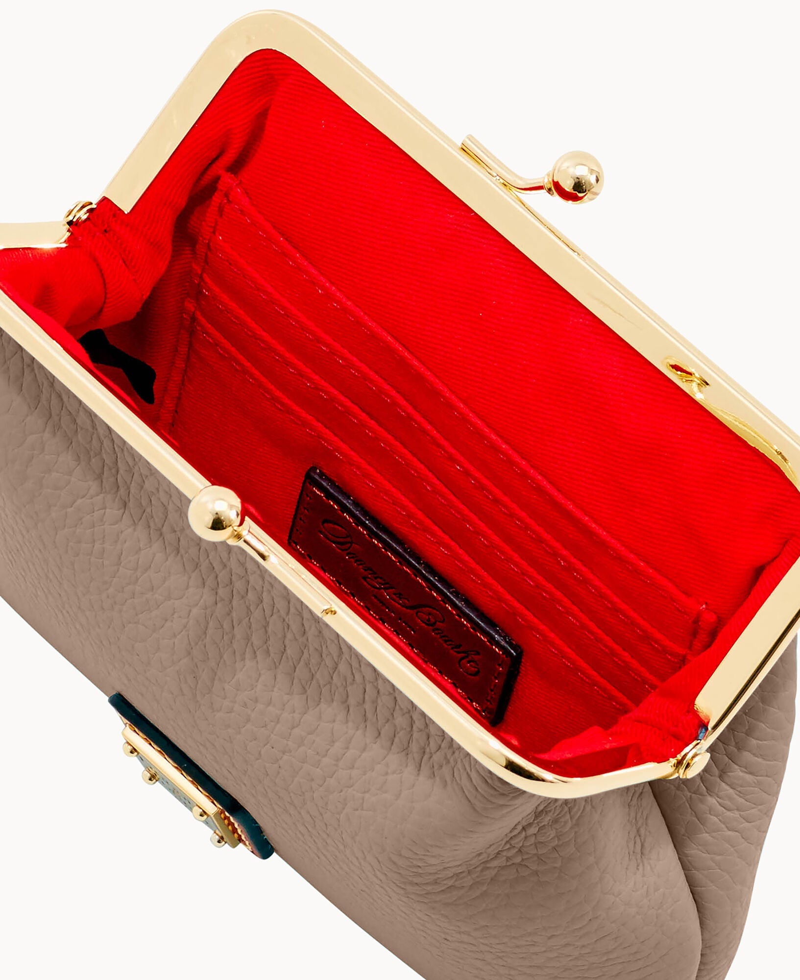 Pebble Grain Large Framed Purse