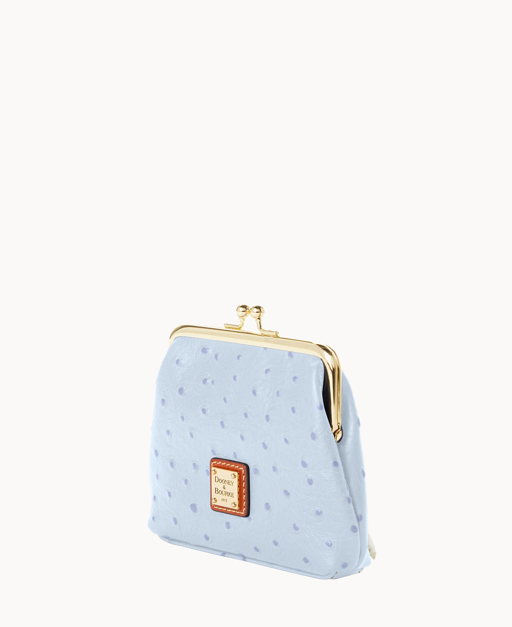 Ostrich Large Framed Purse